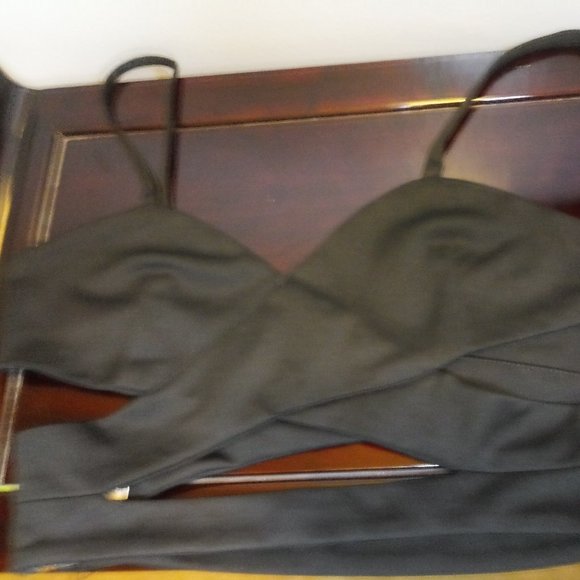 Choices Black Cut Out Cropped Vest l SZ L (4) NWOT - Picture 6 of 8